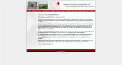Desktop Screenshot of kampereninpolen.nl