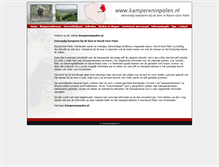 Tablet Screenshot of kampereninpolen.nl